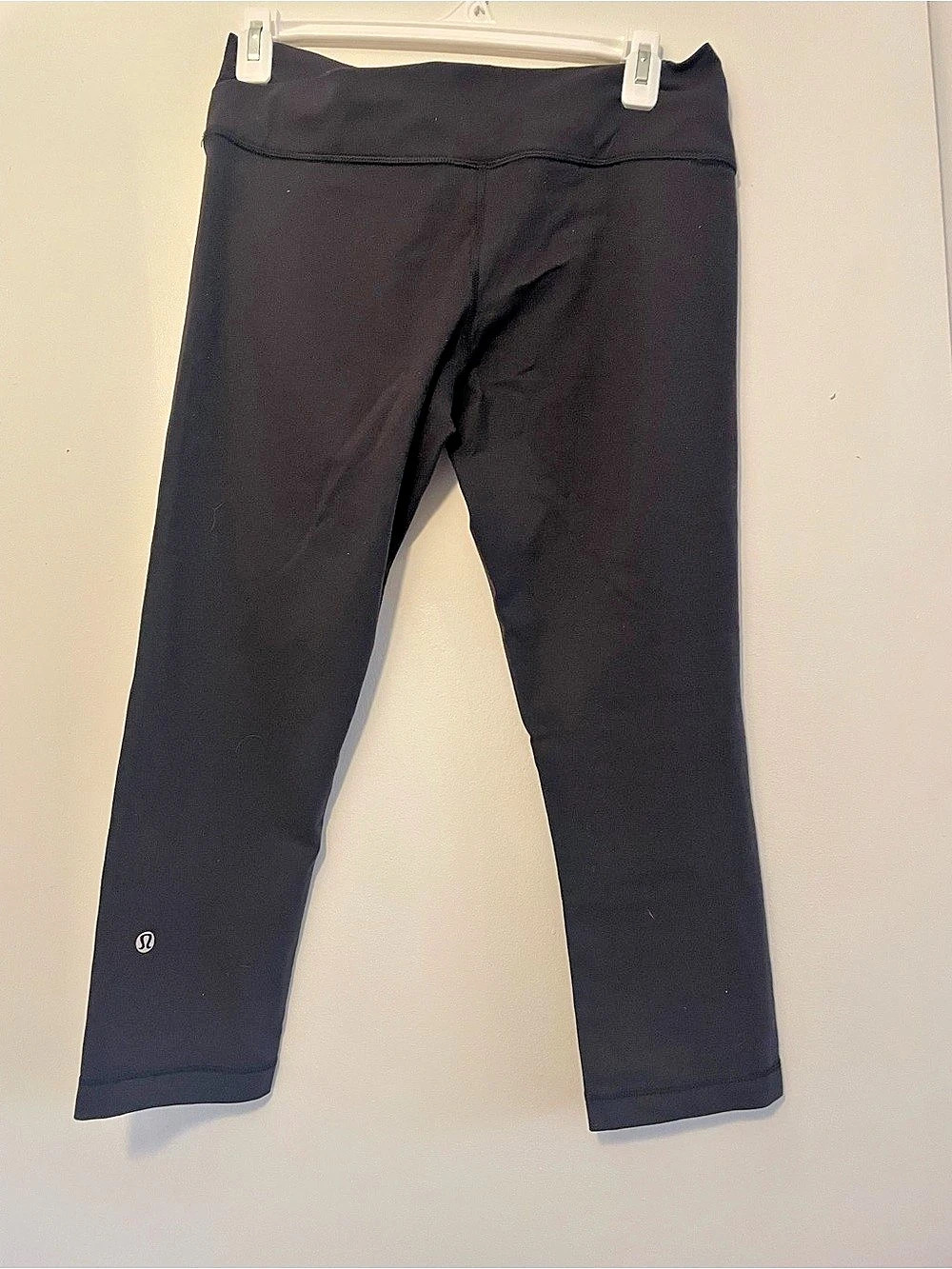 lululemon Align Cross Waist High-Rise Crop Black Leggings